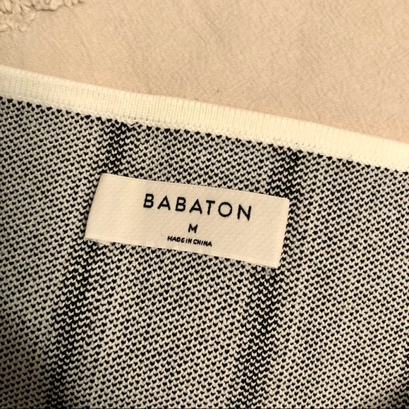 Aritzia Babaton Essamba Tube Top Black/White - Picture 3 of 3